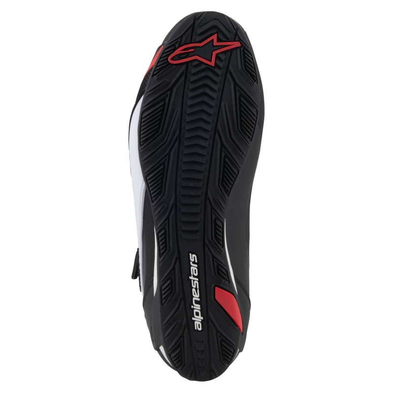 Stivali da moto Alpinestars Faster-4 nero-bianco-rosso