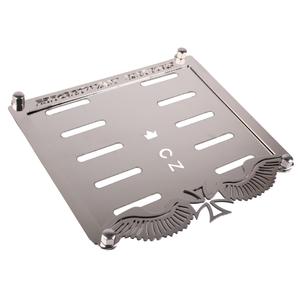 Cuscinetto in acciaio inox sotto la targa CZ Highway Kings