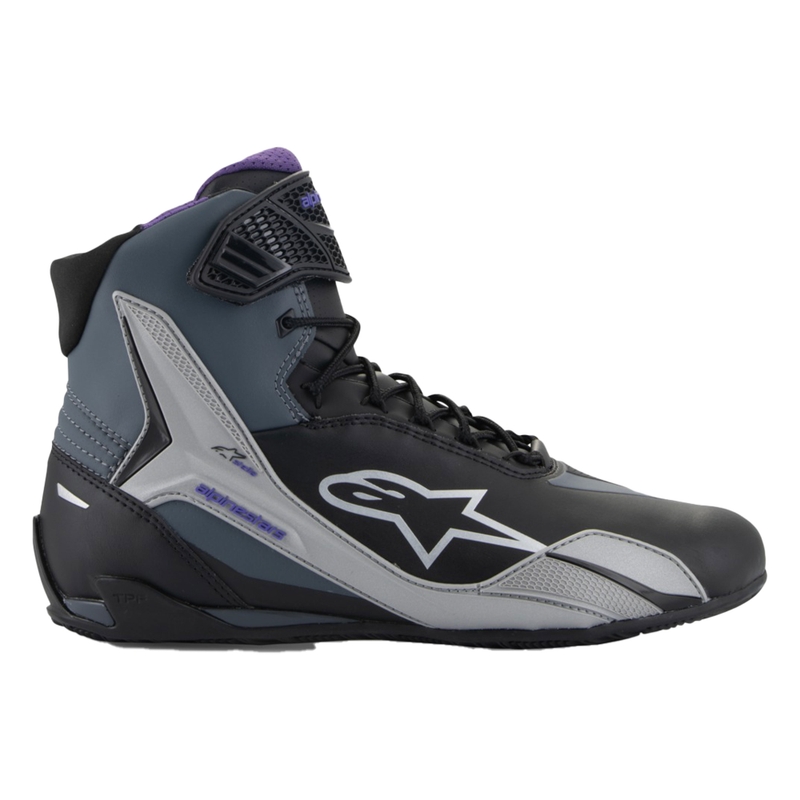 Stivali da moto Alpinestars Stella Faster-4 da donna nero-grigio-viola