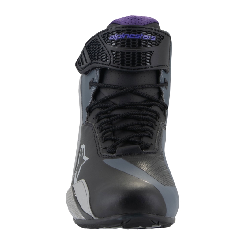 Stivali da moto Alpinestars Stella Faster-4 da donna nero-grigio-viola
