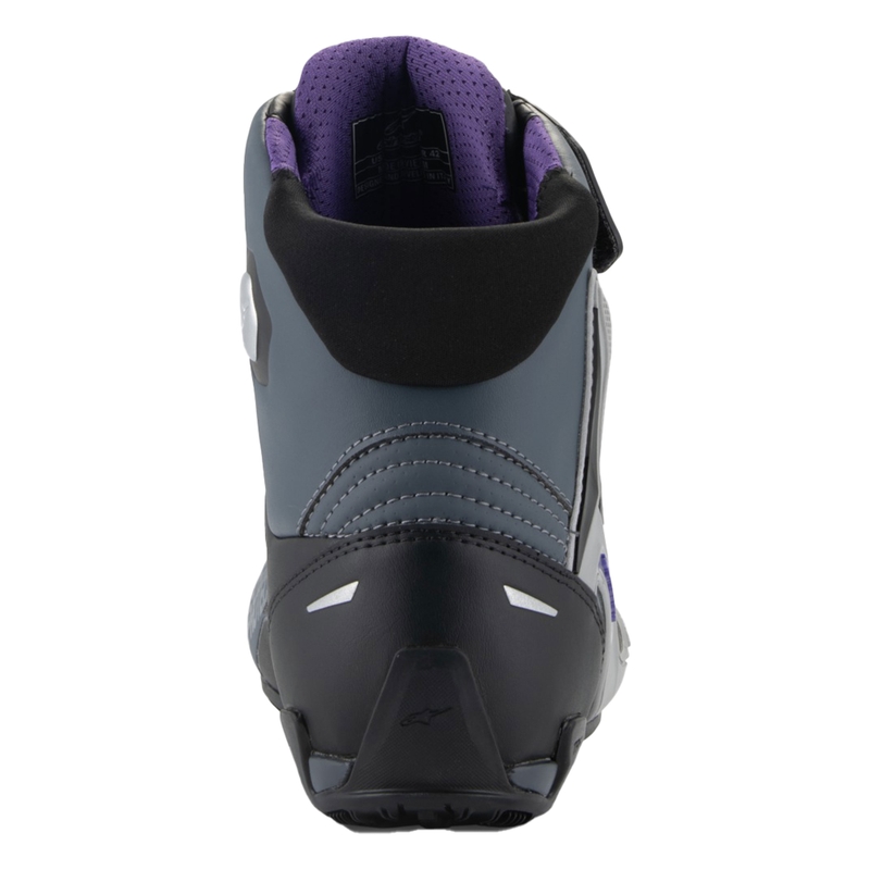 Stivali da moto Alpinestars Stella Faster-4 da donna nero-grigio-viola