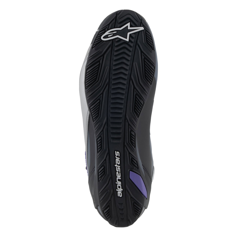 Stivali da moto Alpinestars Stella Faster-4 da donna nero-grigio-viola