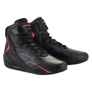 Stivali da moto Alpinestars Stella Faster-4 da donna nero-rosa