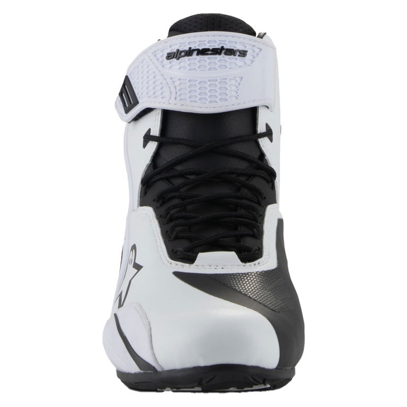 Stivali da moto Alpinestars Stella Faster-4 da donna bianco-nero
