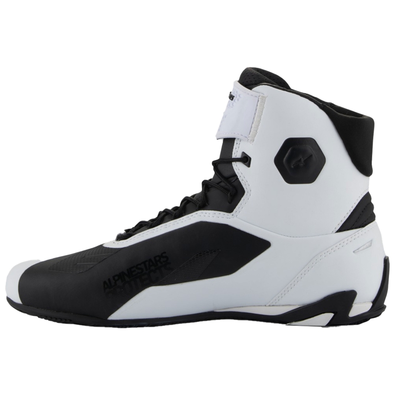 Stivali da moto Alpinestars Stella Faster-4 da donna bianco-nero