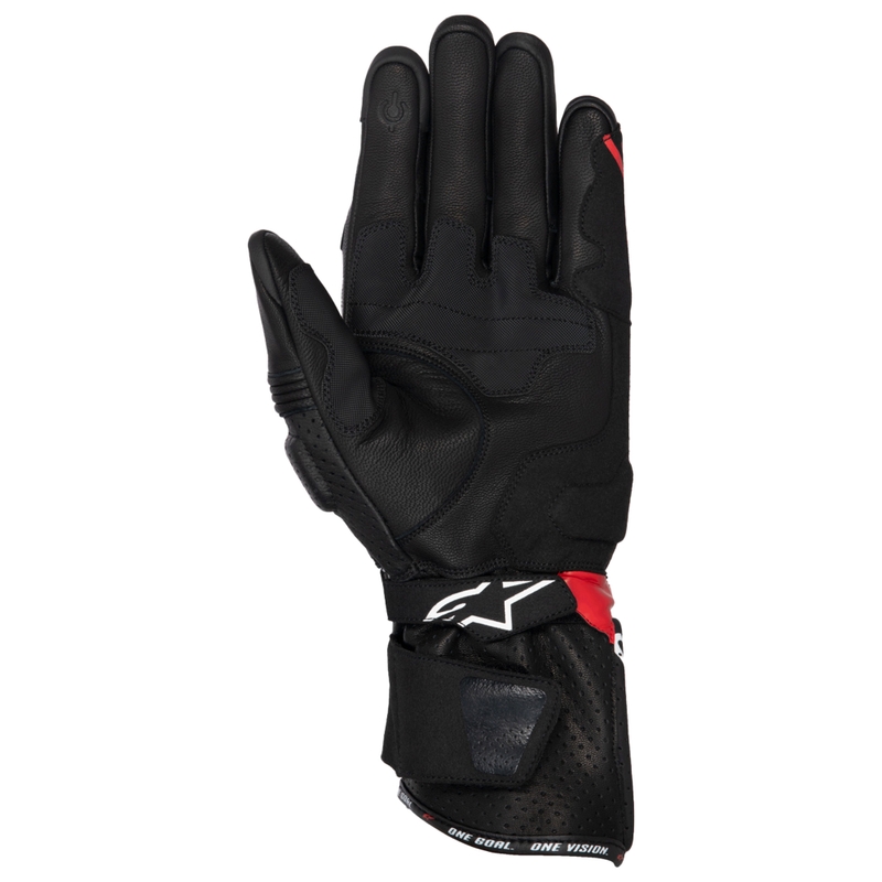 Guanti da moto Alpinestars SP-3 nero-rosso-bianco