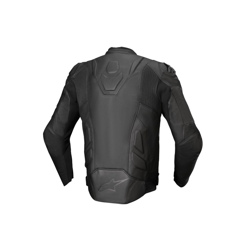 Giacca da motociclista in pelle Alpinestars Dusk nera