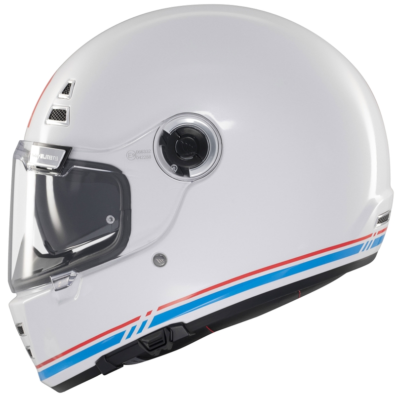 Casco integrale da moto MT Jarama SV bianco lucido