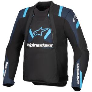 Giacca da moto Alpinestars T-Stunt Air nero-blu-azzurro