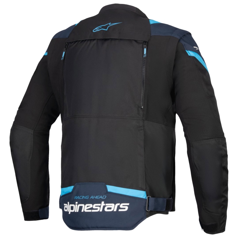 Giacca da moto Alpinestars T-Stunt Air nero-blu-azzurro