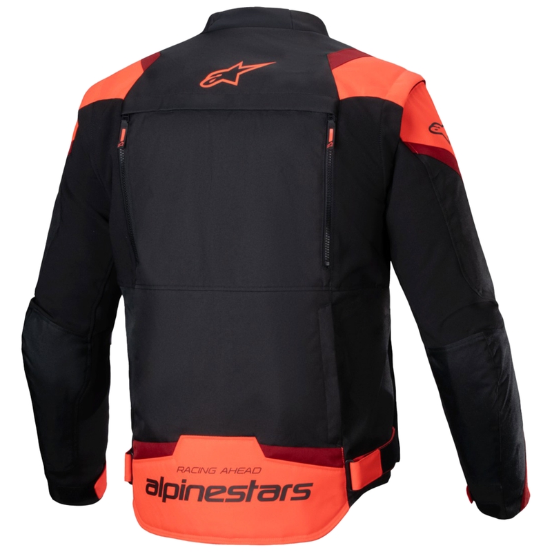 Giacca da moto Alpinestars T-Stunt Air nero-rosso fluo-rosso