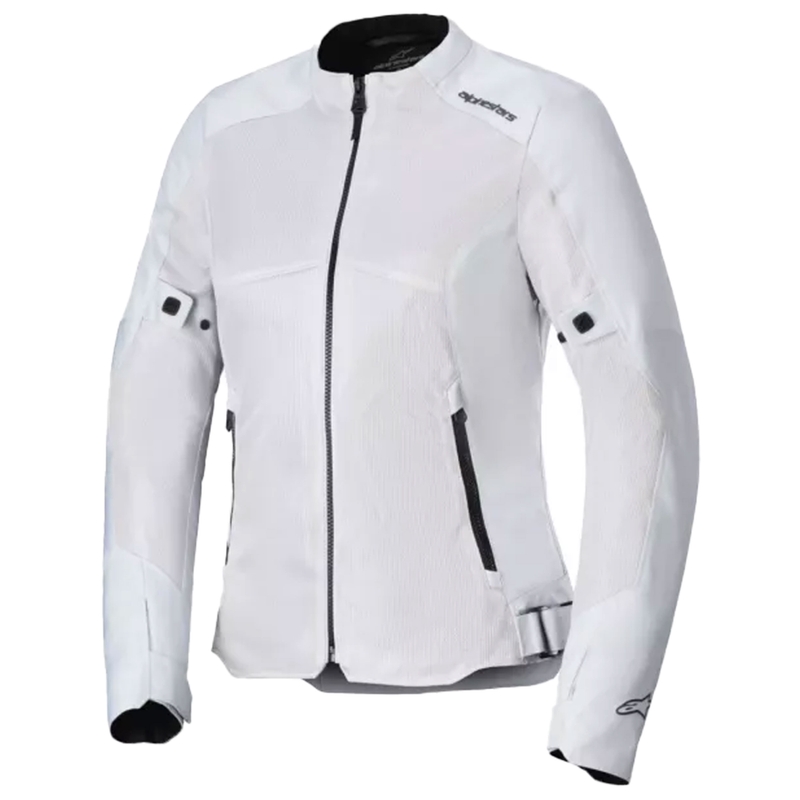Giacca da moto Alpinestars Stella C-1 Air da donna grigio-argento