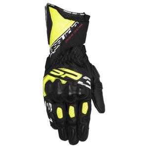 Guanti da moto Alpinestars SP-3 nero-giallo fluo-bianco