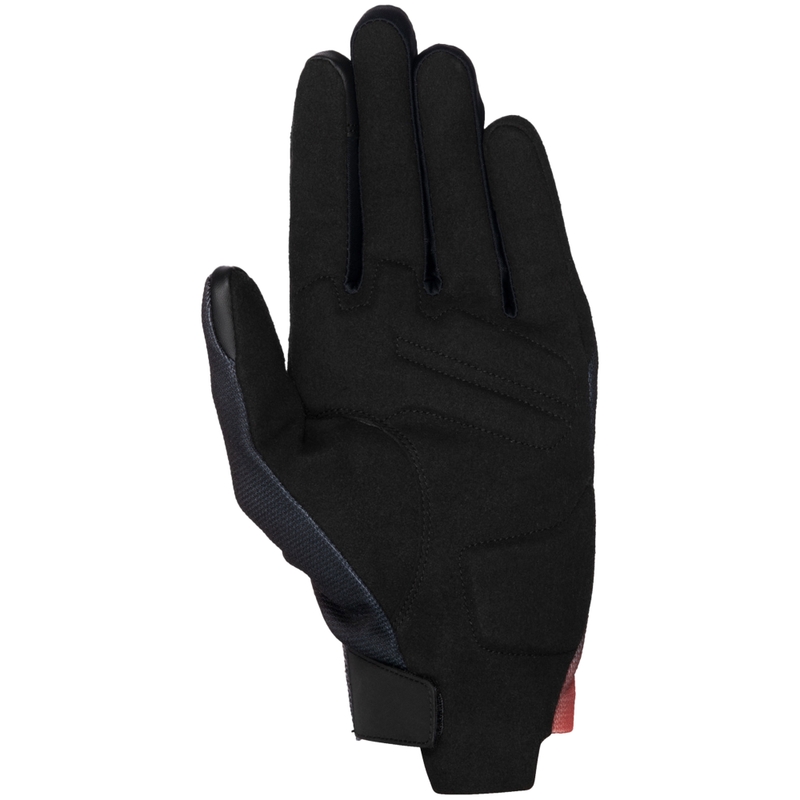 Guanti da moto Alpinestars Reef V2 nero-rosso fluo-bianco