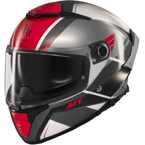 Casco integrale da moto MT Thunder 4 SV Freeway nero-grigio-rosso