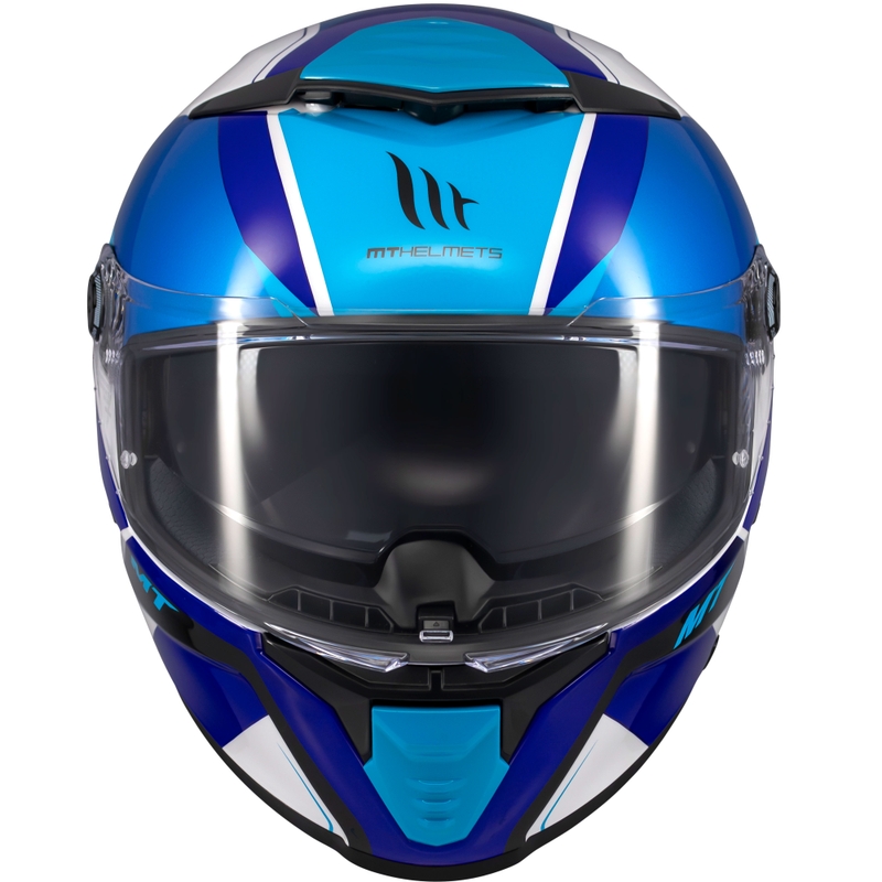 Casco integrale da moto MT Thunder 4 SV Freeway blu-grigio-nero