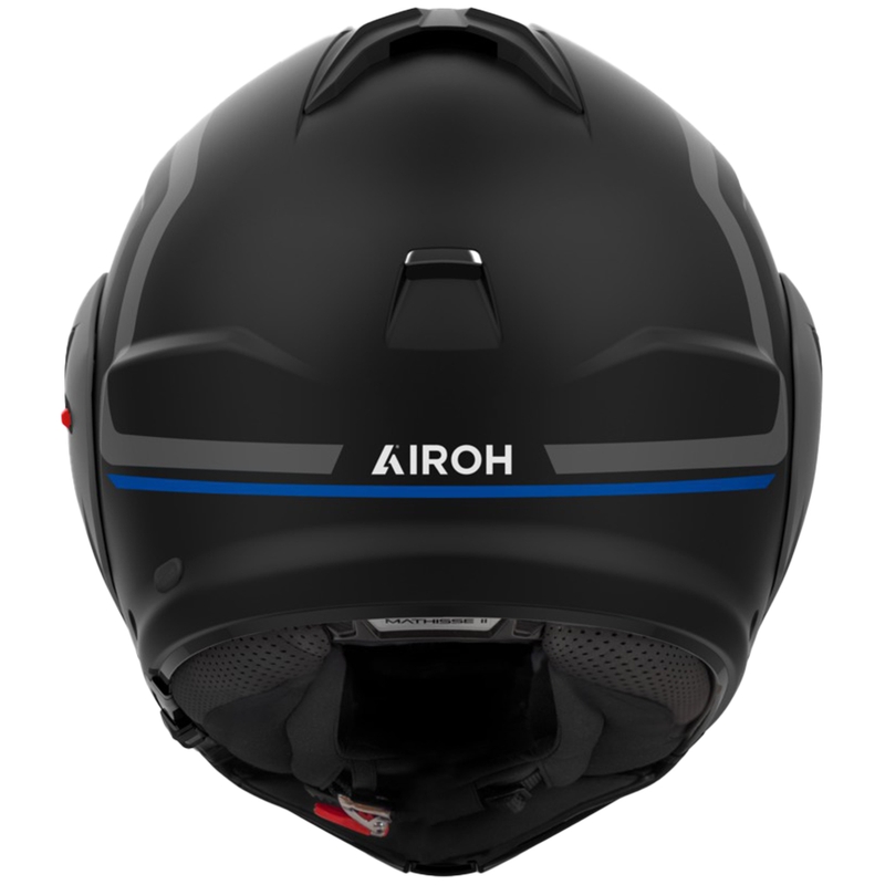 Casco moto Airoh Mathisse 2 Genius blu opaco