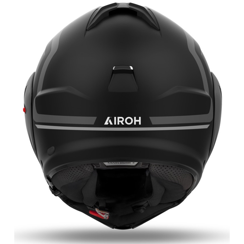 Casco moto Airoh Mathisse 2 Genius flip-up grigio opaco