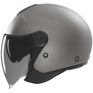Casco moto jet NOX N182 titanio opaco