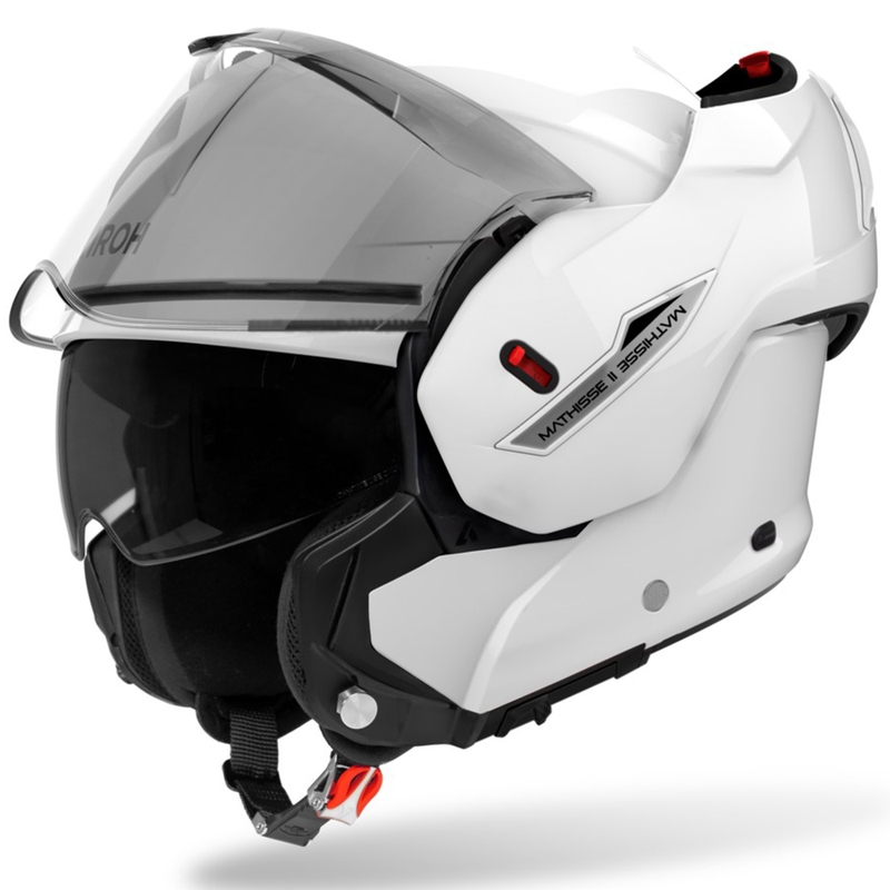 Casco da moto modulare Airoh Mathisse 2 Color, bianco