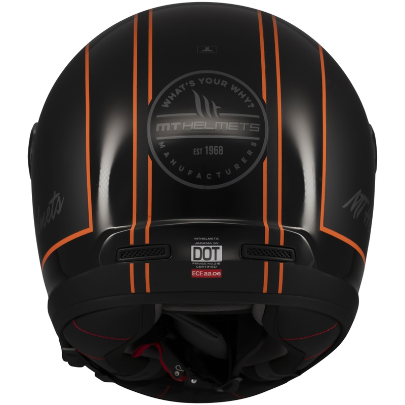 Casco integrale da moto MT Jarama SV Wild nero opaco lucido