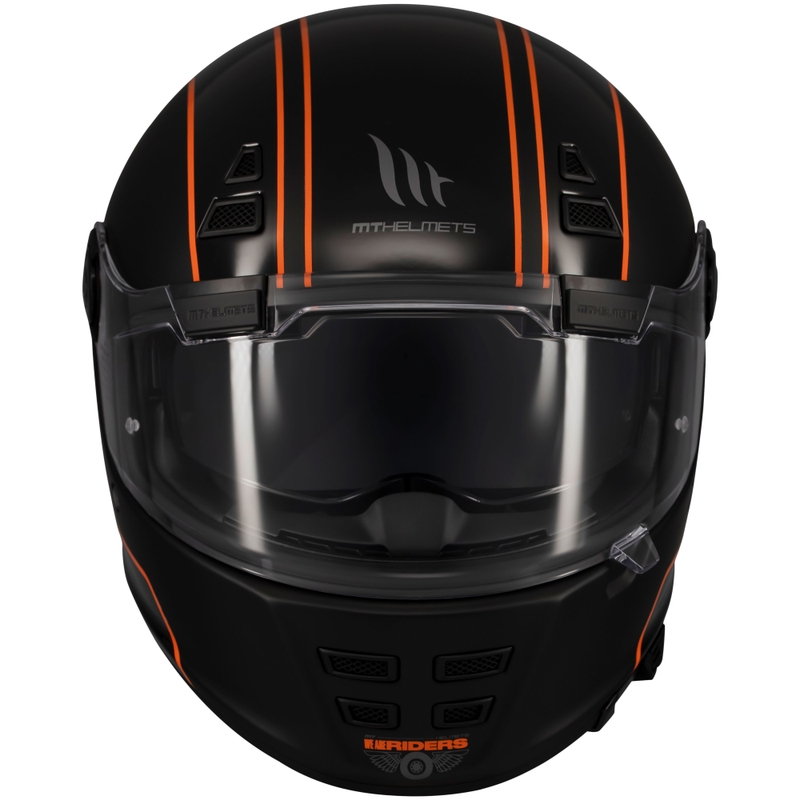 Casco integrale da moto MT Jarama SV Wild nero opaco lucido