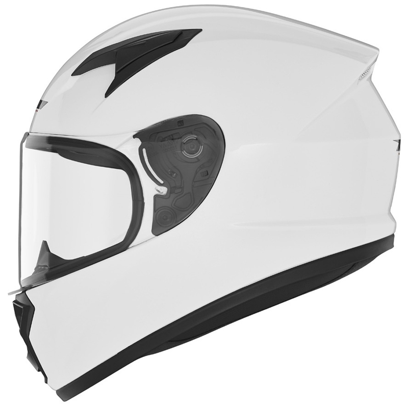Casco integrale da moto per bambini NOX N731 bianco