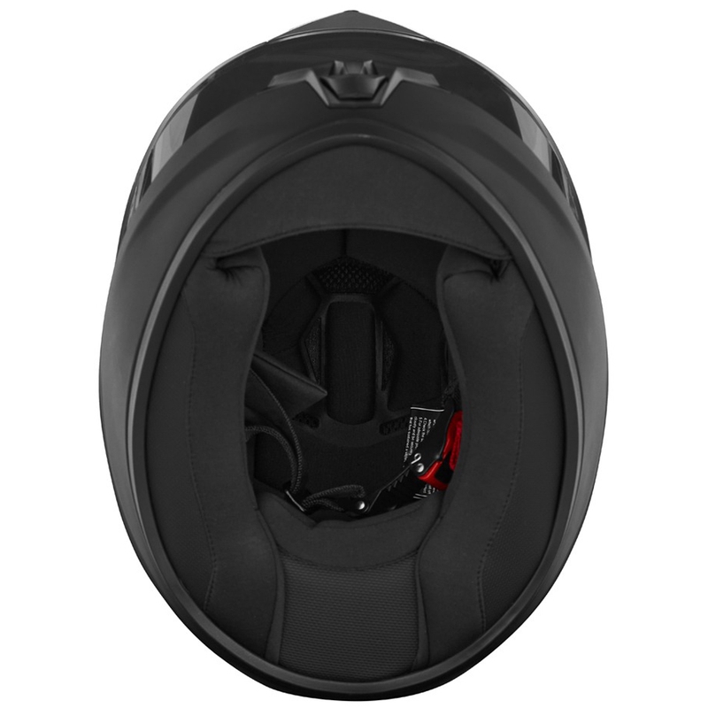 Casco integrale da moto per bambini NOX N731, nero opaco