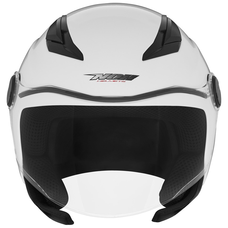 Casco moto jet per bambini NOX N710 bianco