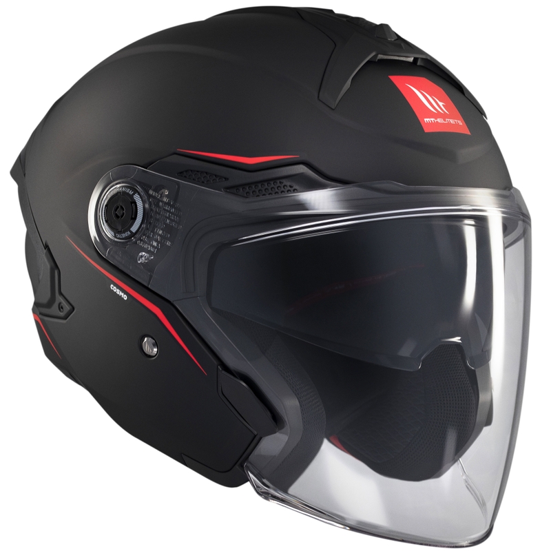 Casco aperto MT Cosmo SV nero opaco