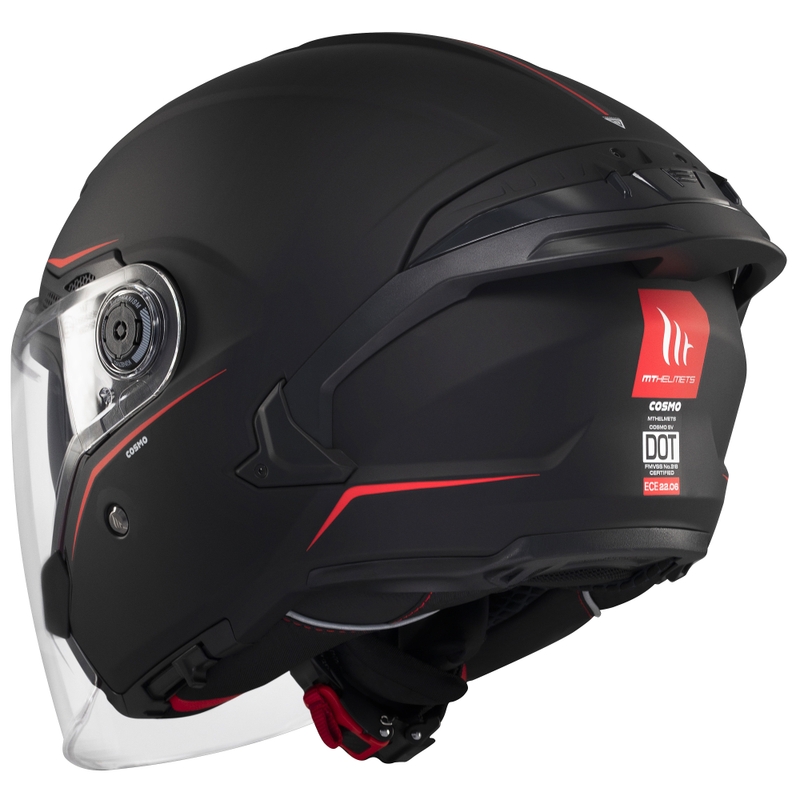 Casco aperto MT Cosmo SV nero opaco