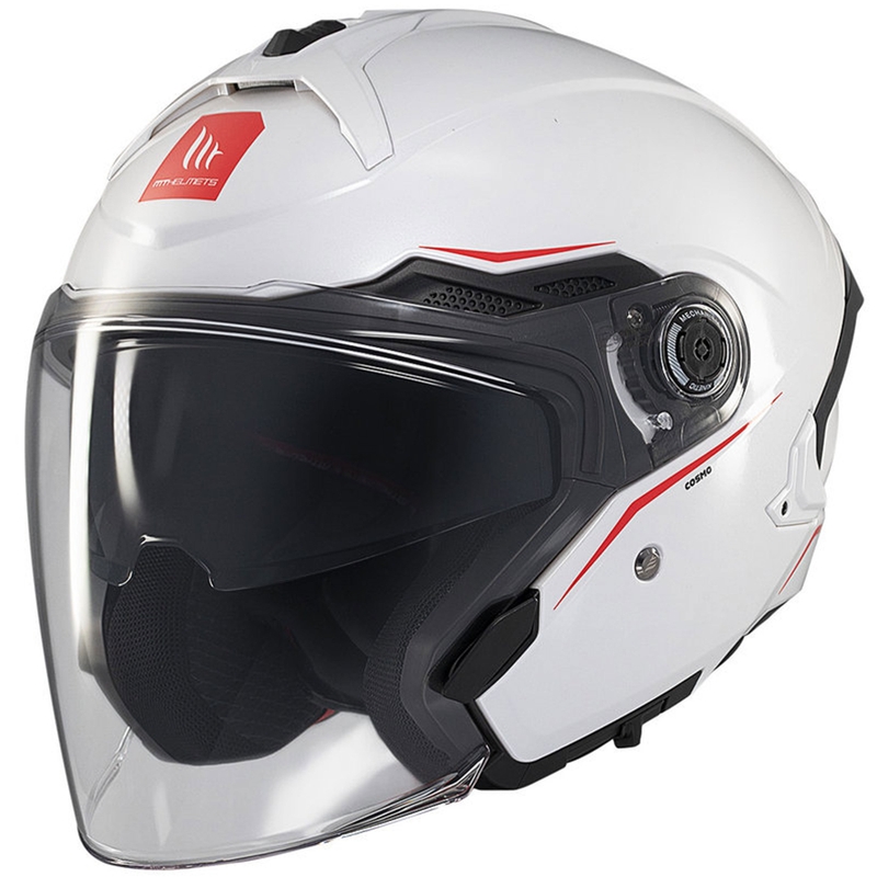 Casco aperto MT Cosmo SV bianco lucido