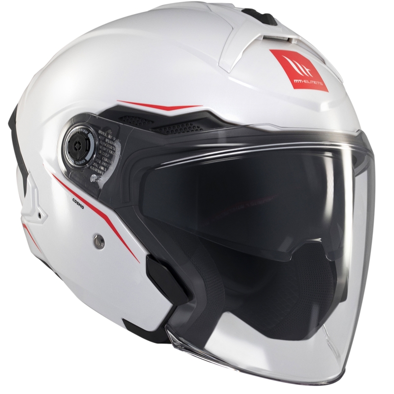 Casco aperto MT Cosmo SV bianco lucido
