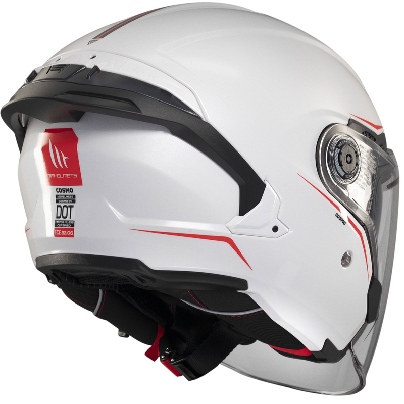 Casco aperto MT Cosmo SV bianco lucido
