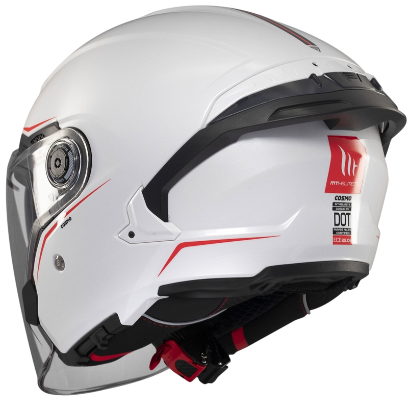 Casco aperto MT Cosmo SV bianco lucido