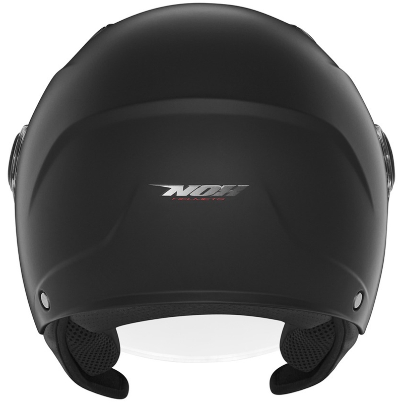 Casco da moto jet per bambini NOX N710 nero opaco