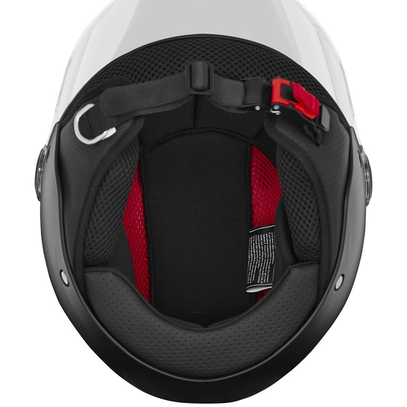 Casco da moto jet per bambini NOX N710 nero opaco