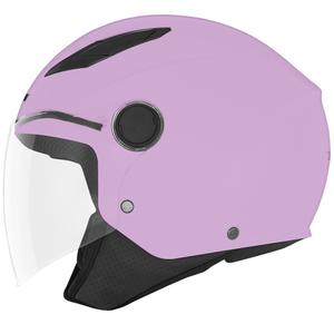 Casco moto jet per bambini NOX N710 rosa