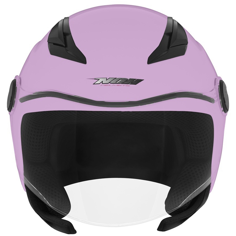 Casco moto jet per bambini NOX N710 rosa