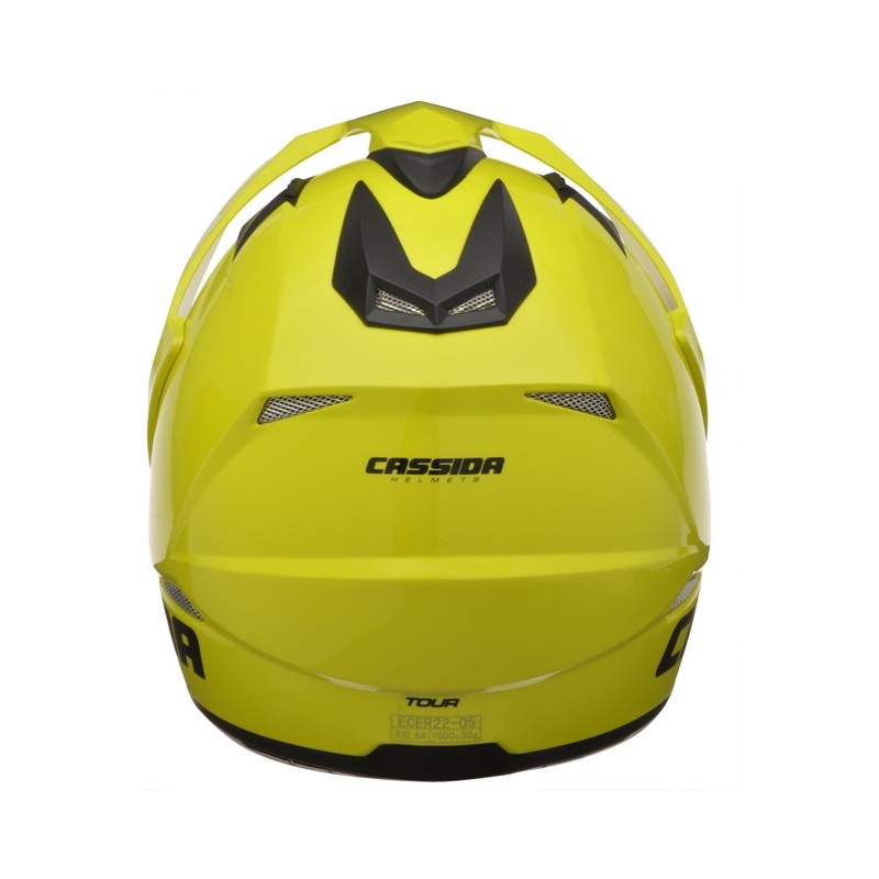 Enduro přilba na motorku Cassida Tour fluo žlutá výprodej