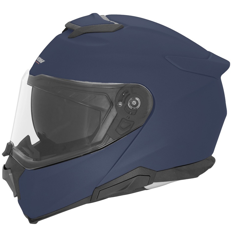 Casco moto flip-up NOX N967 blu opaco
