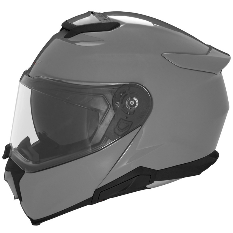 Casco da moto flip-up NOX N967 grigio
