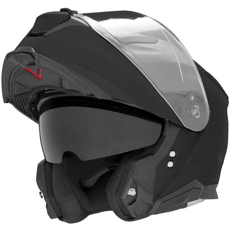 Casco da moto flip-up NOX N967 nero opaco