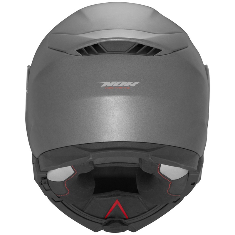 Casco moto flip-up NOX N967 titanio