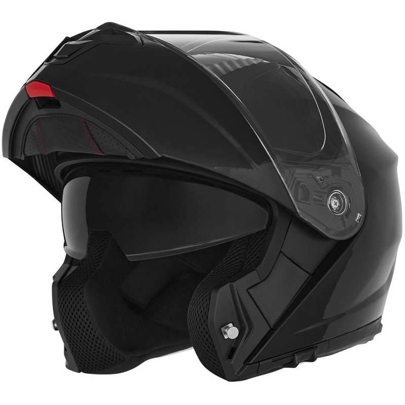 Casco moto flip-up NOX N968 nero lucido