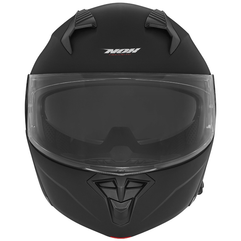 Casco moto flip-up NOX N968 nero opaco