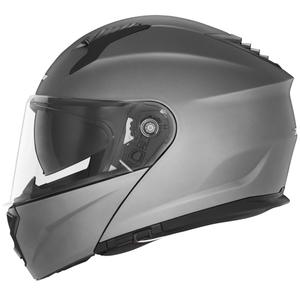Casco moto flip-up NOX N968 titanio