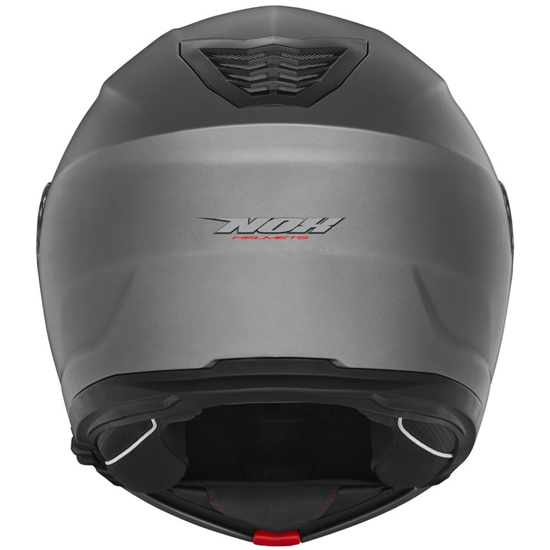 Casco moto flip-up NOX N968 titanio