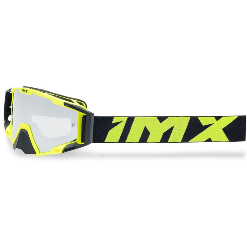 Occhiali da motocross iMX Sand giallo-nero con plexiglass iridium