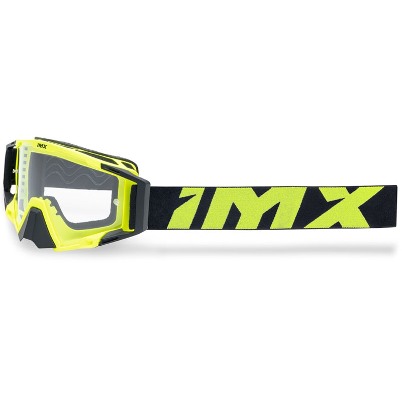 Occhiali da motocross iMX Sand giallo-nero con plexiglass iridium